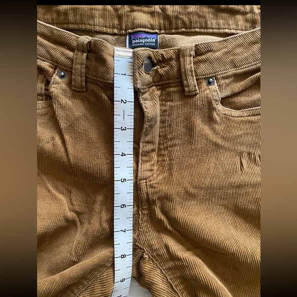 Patagonia Organic Cotton Corduroy Pants Mustard Tan Women's Size 27 - Picture 10 of 13